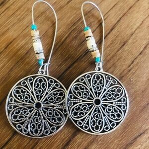 ♥️H Individually $10 Or Bundle 5/$20 Elegant 925 Silver and Turquoise Earrings